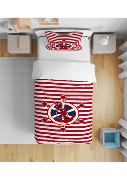 Evmila Dekoratif Desenli Çocuk Yatak Örtüsü