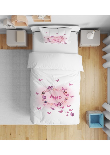 Evmila Dekoratif Desenli Çocuk Yatak Örtüsü