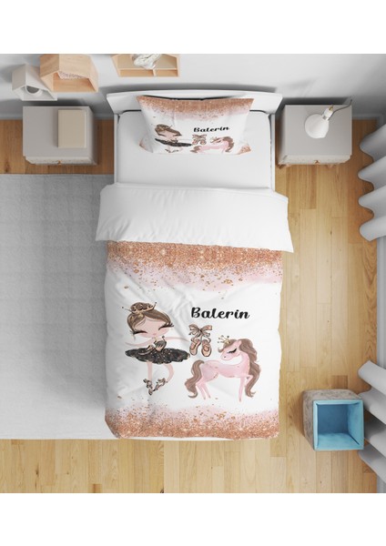 Evmila Dekoratif Desenli Çocuk Yatak Örtüsü