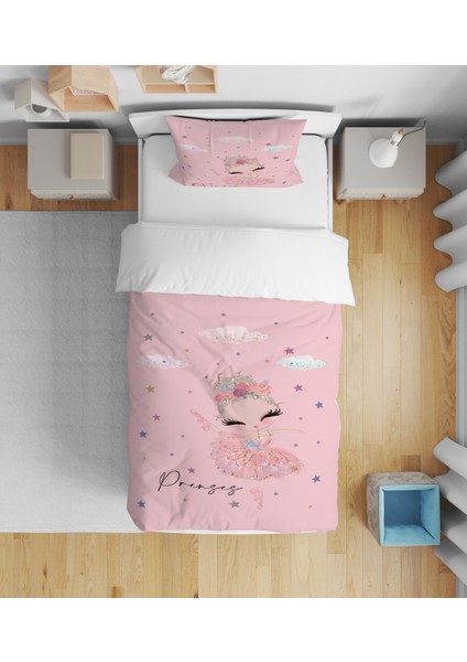 Evmila Dekoratif Desenli Çocuk Yatak Örtüsü