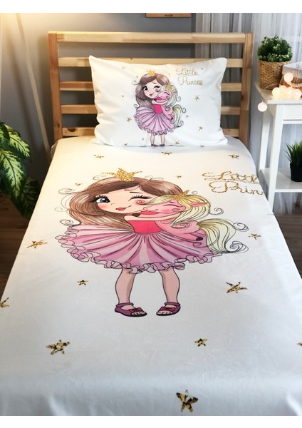 Evmila Unicornlu Kız Kadife Dekoratif Örtü 230