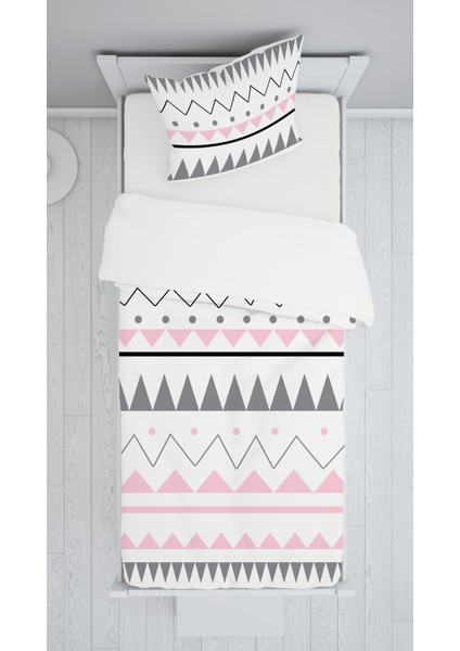 Evmila Dekoratif Desenli Çocuk Yatak Örtüsü