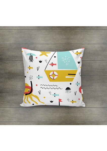 Evmila Dekoratif Çocuk Kırlent Kılıfı