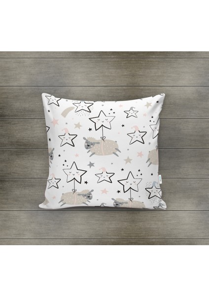 Evmila Dekoratif Çocuk Kırlent Kılıfı