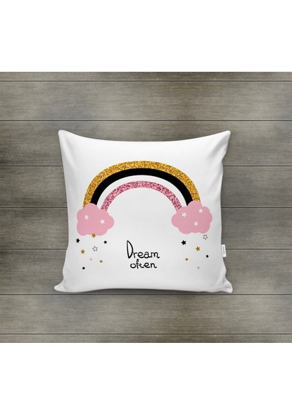 Evmila Dekoratif Çocuk Kırlent Kılıfı