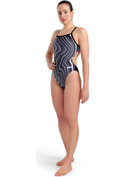 Bayan Yüzücü Mayosu Women's Swımsuıt Challenge Back Marbled 005562550