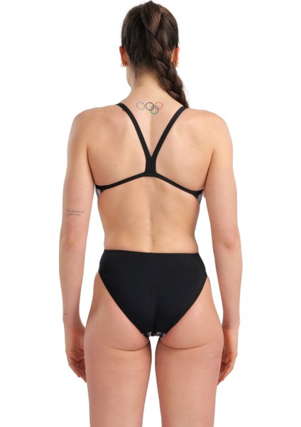 Bayan Yüzücü Mayosu Women's Swımsuıt Challenge Back Marbled 005562550 fırsatları