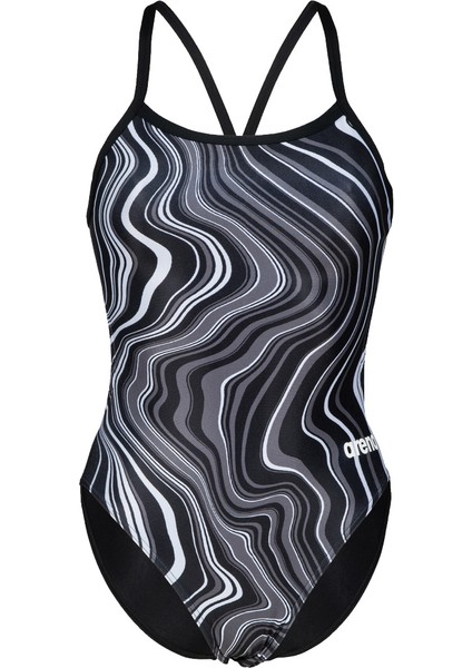 Bayan Yüzücü Mayosu Women's Swımsuıt Challenge Back Marbled 005562550 indirimleri