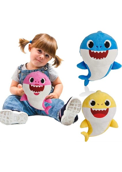 Baby Shark Babby Shark Ithal Müzikli Oyuncak Peluş 30 cm modelleri