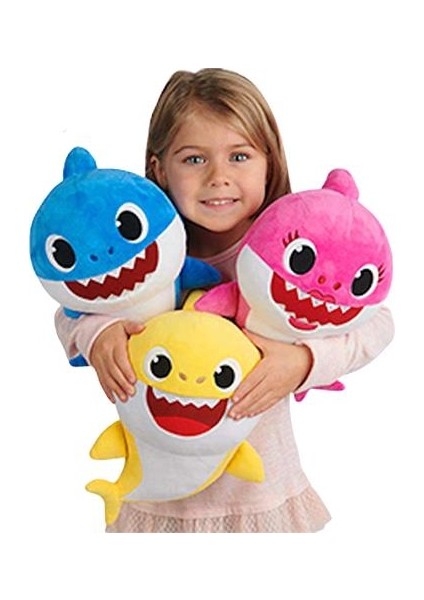 Baby Shark Babby Shark Ithal Müzikli Oyuncak Peluş 30 cm fırsatları