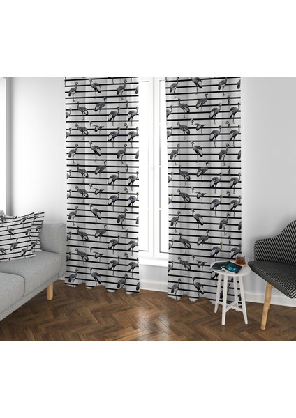 Evmila Çocuk Odası Desenli Fon Perde