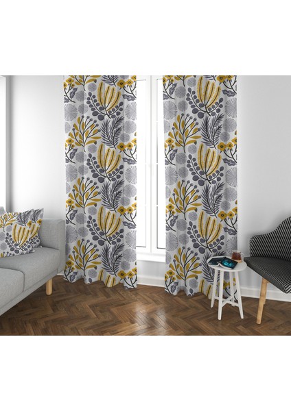 Evmila Çocuk Odası Desenli Fon Perde