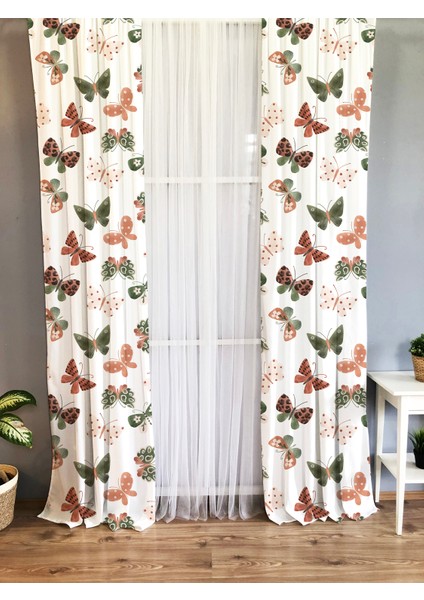 Baskılı Desenli Çocuk ve Bebek Odası Fon Perde