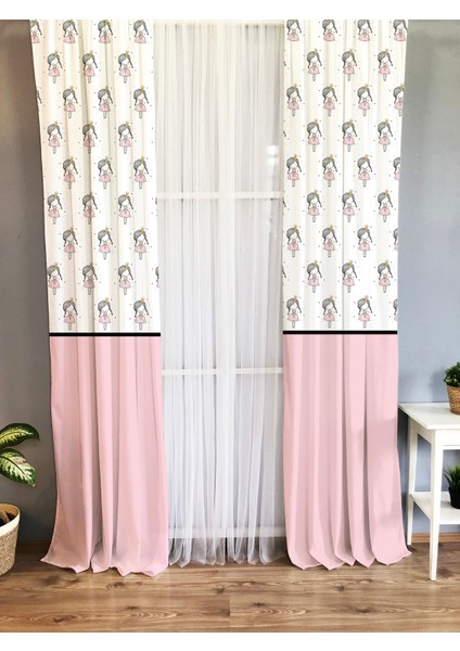 Baskılı Desenli Çocuk ve Bebek Odası Fon Perde