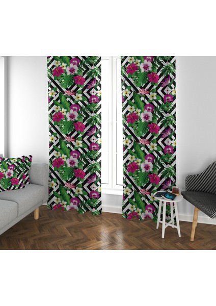 Evmila Çocuk Odası Desenli Fon Perde