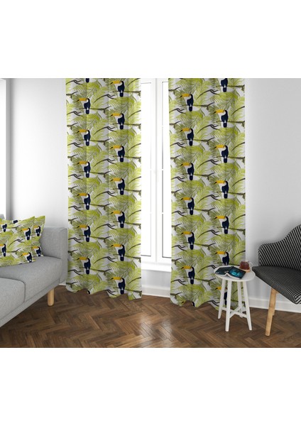 Evmila Çocuk Odası Desenli Fon Perde