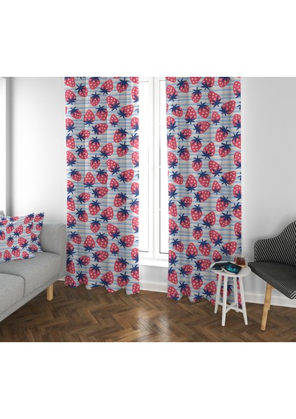 Evmila Çocuk Odası Desenli Fon Perde