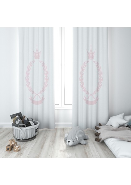 Evmila Çocuk Odası Desenli Fon Perde