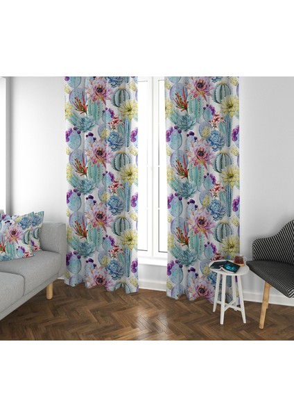 Evmila Çocuk Odası Desenli Fon Perde