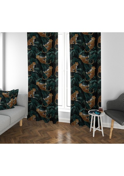 Evmila Çocuk Odası Desenli Fon Perde