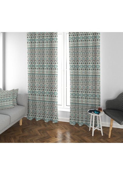 Evmila Çocuk Odası Desenli Fon Perde