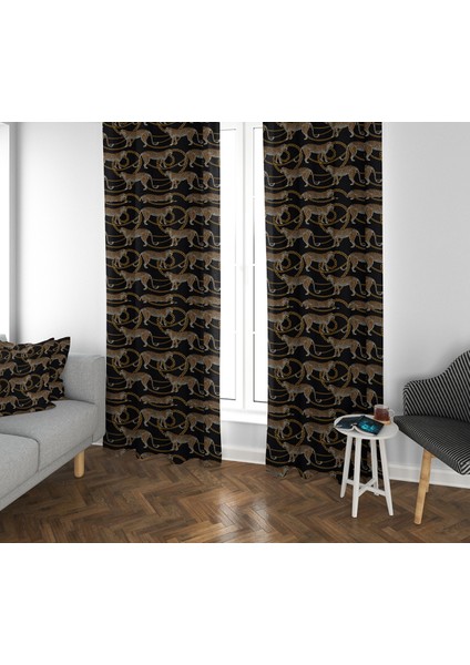 Evmila Çocuk Odası Desenli Fon Perde