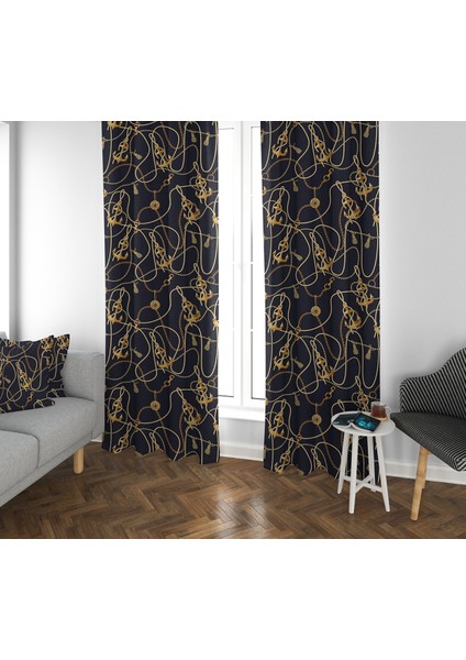 Evmila Çocuk Odası Desenli Fon Perde