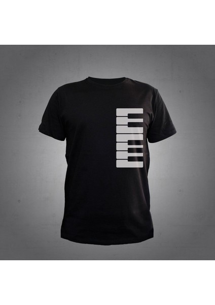 Siyah Piyano Tshirt
