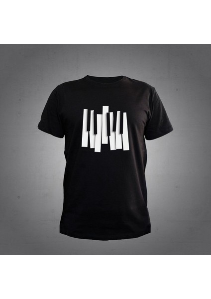 Piyano Siyah Tshirt