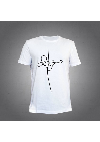 Keman Beyaz Tshirt