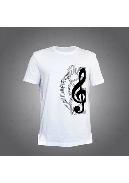 Sol Anahtarı Nota Tshirt