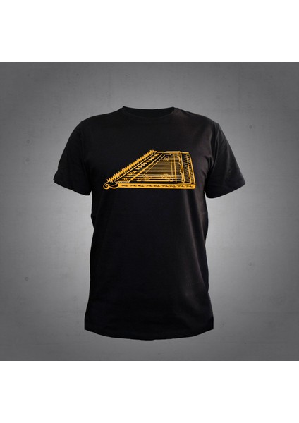 Kanun Müzik Tshirt Black