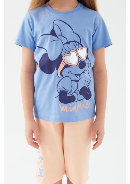 Lisanslı Disney Minnie Mouse Kız Çocuk Takım