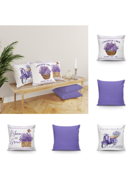 Dekoratif Kırlent Kılıf 5'li Set