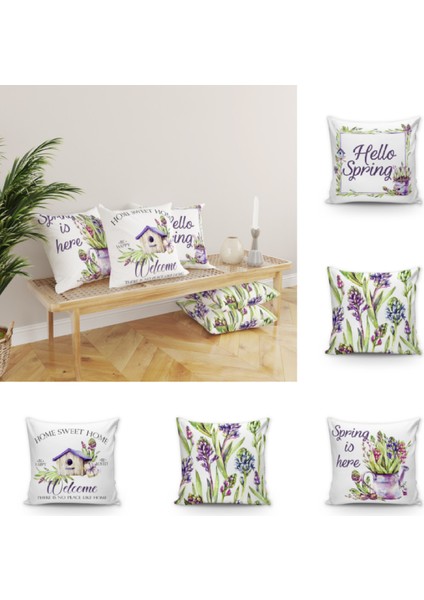 Dekoratif Kırlent Kılıf 5'li Set