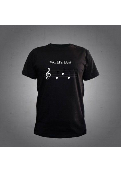 World's Best Siyah T-Shirt Unisex