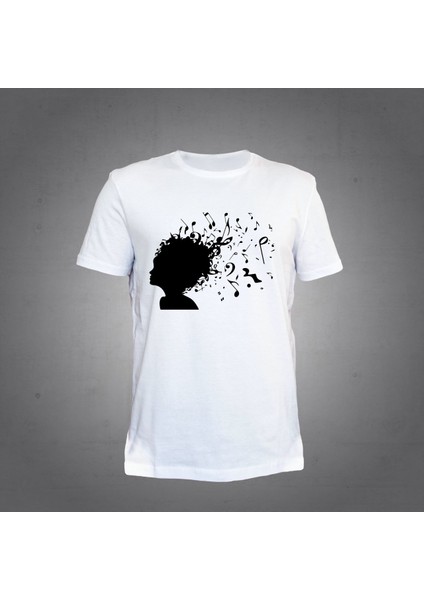 Nota Düşünen Insan Beyaz T-Shirt Unisex