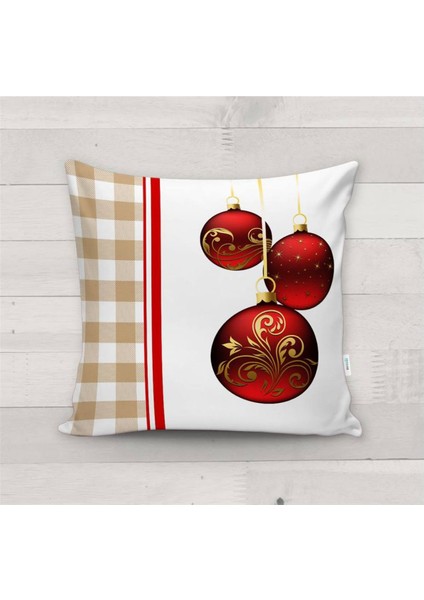 Yılbaşı Özel Kadife Kırlent Kılıfı