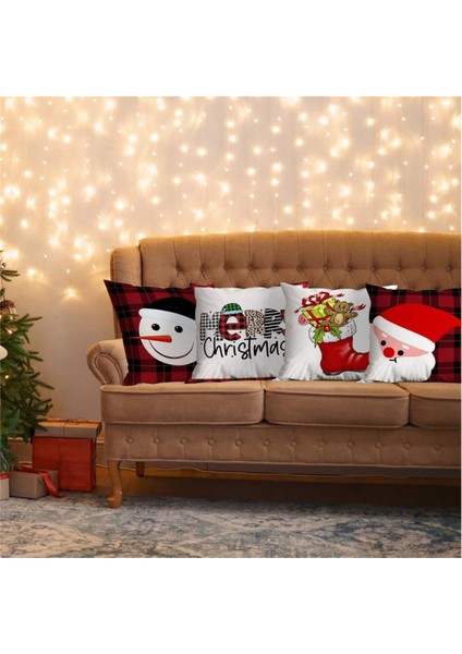 Yılbaşı Özel 4`lü Kırlent Kılıfı Seti fiyatları