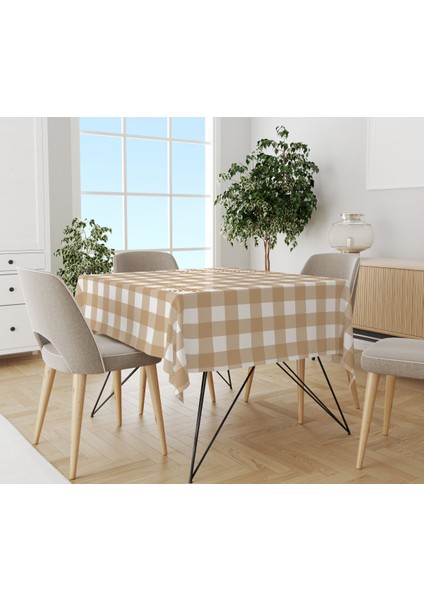 Baskılı Kadife Kumaş Masa Örtüsü