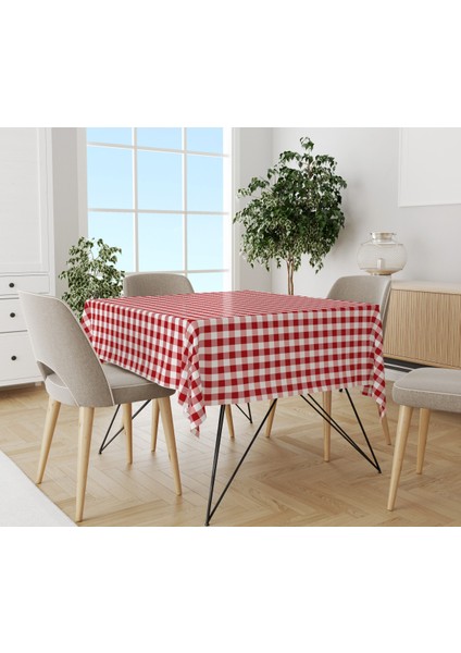 Baskılı Kadife Kumaş Masa Örtüsü