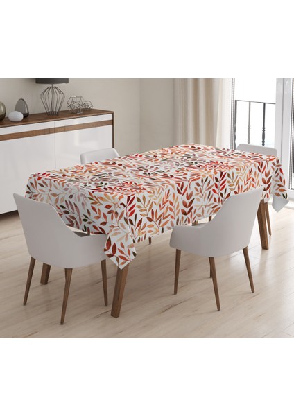 Baskılı Kadife Doku Masa Örtüsü