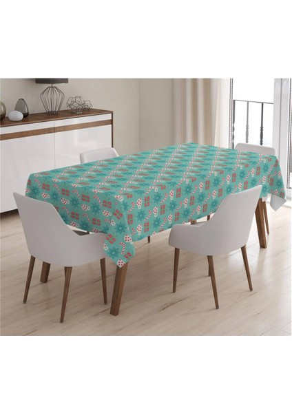 Yılbaşı Özel Desenli Masa Örtüsü