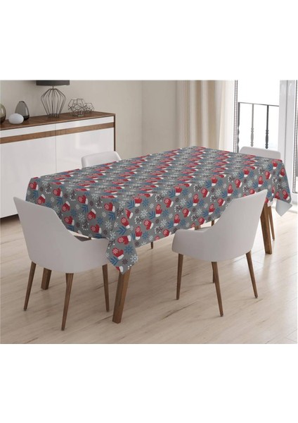 Yılbaşı Özel Desenli Masa Örtüsü