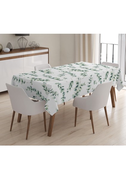 Baskılı Kadife Doku Masa Örtüsü