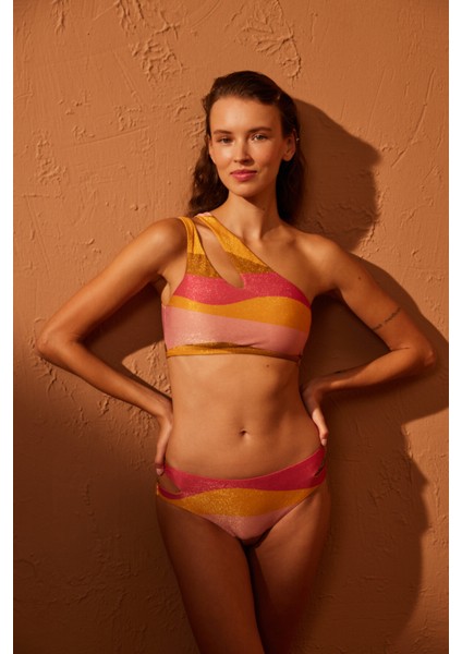 Vita Tek Omuz Bikini Üstü