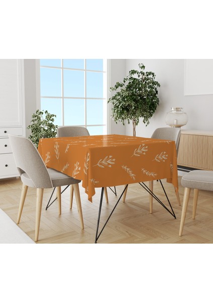 Baskılı Kadife Kumaş Masa Örtüsü