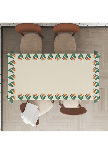 Çiçek Desenli Masa Örtüsü