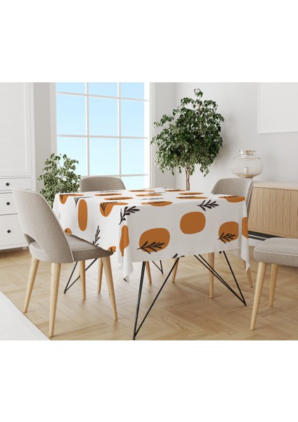 Baskılı Kadife Kumaş Masa Örtüsü