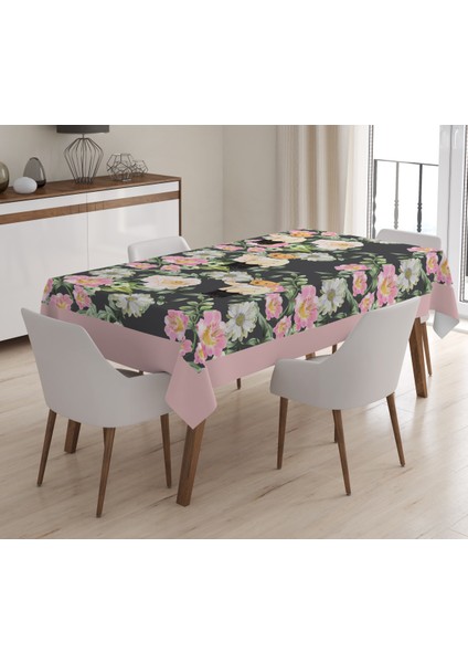 Çiçek Desenli Masa Örtüsü